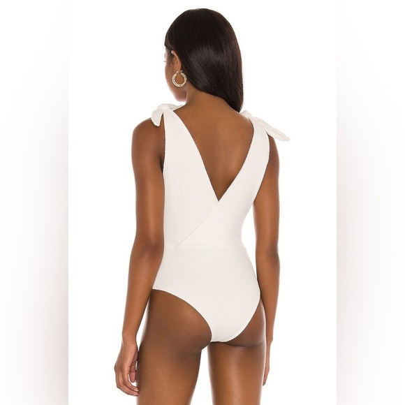 SNDYS Revolve Karla Bodysuit, White, Size XS - Picture 4 of 11